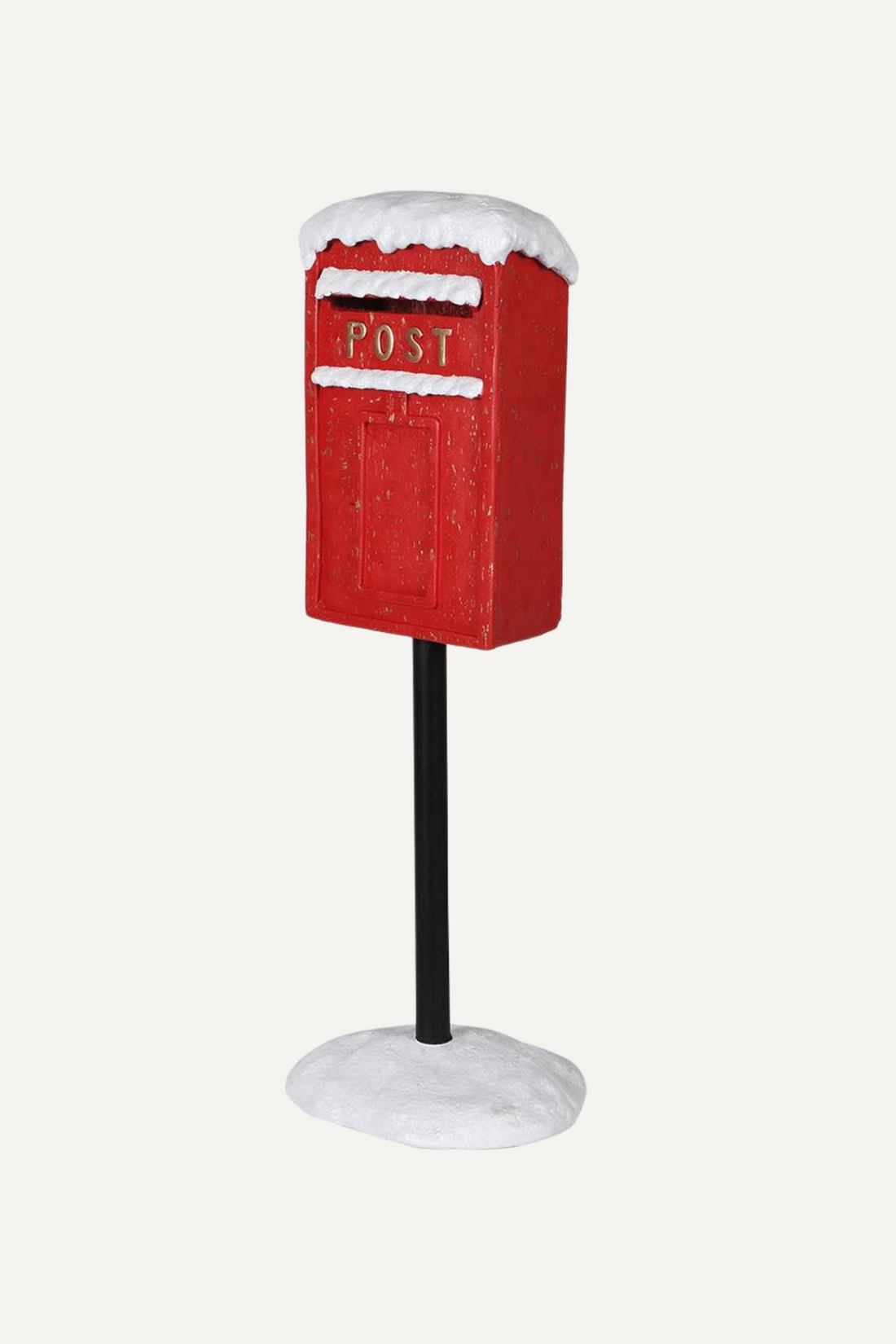 snowy christmas post box, add a touch of nostalgic magic to your christmas decorations with this beautiful piece you&