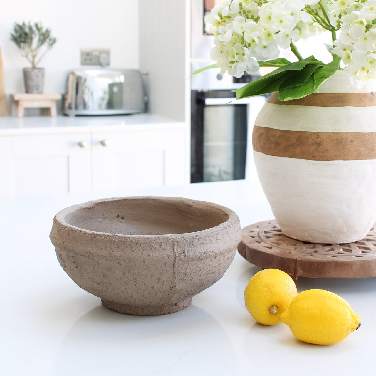 Tawny Flecked Rustic Bowl