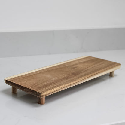 acacia raised board tray