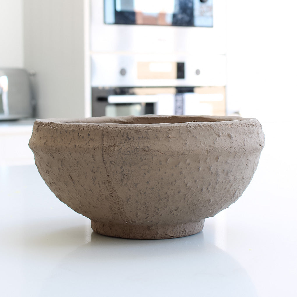 Tawny Flecked Rustic Bowl