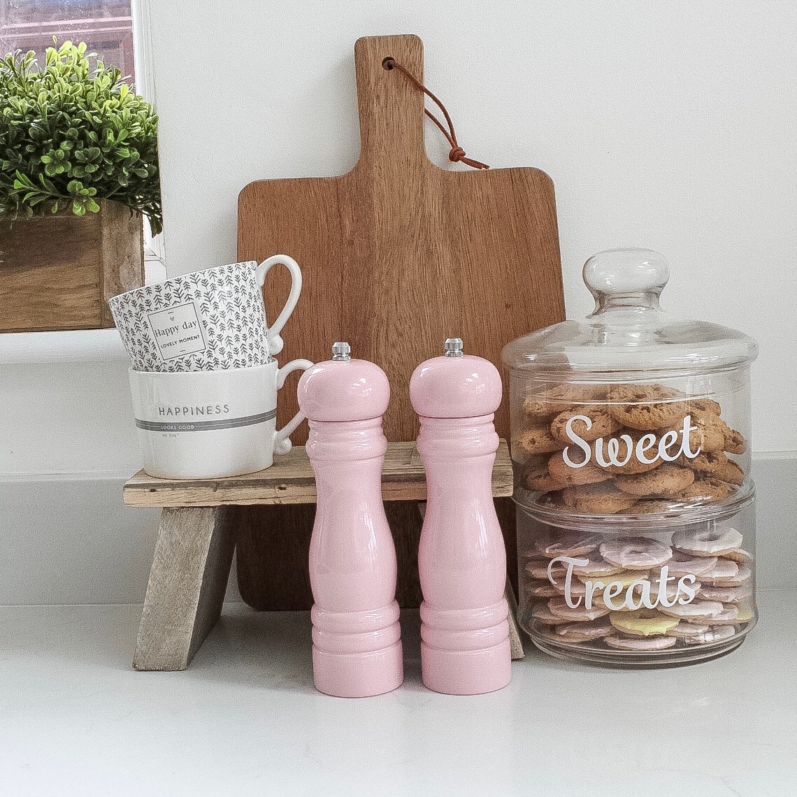 Pink Salt &amp; Pepper Mills