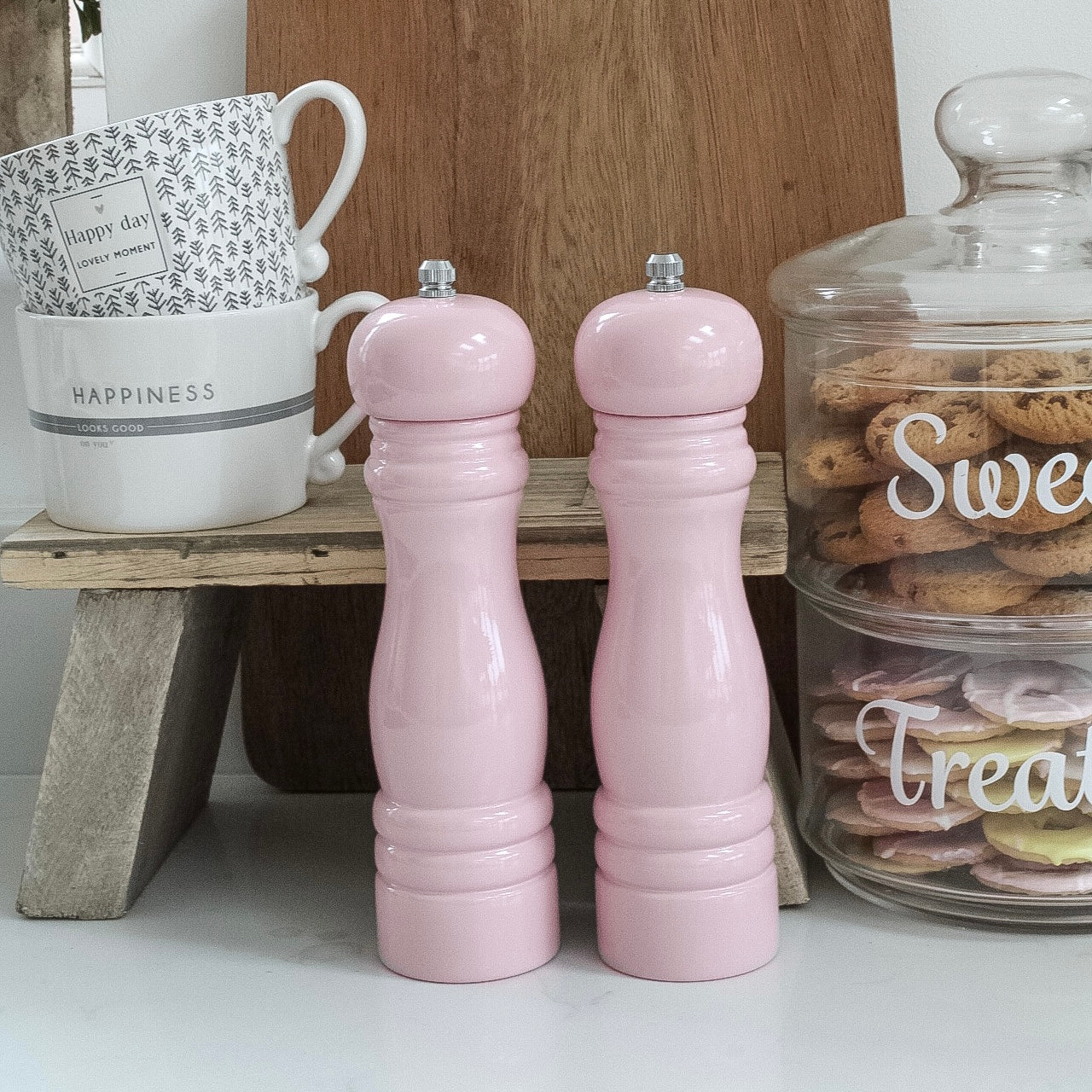 Pink Salt &amp; Pepper Mills