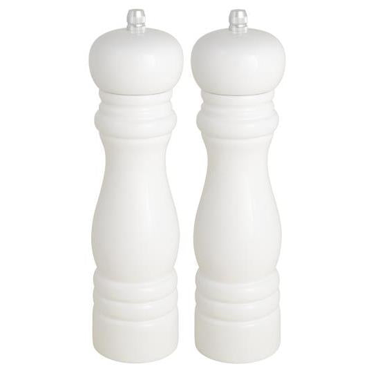 White Salt &amp; Pepper Mills